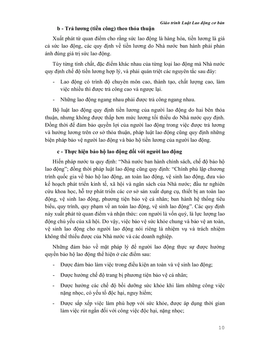 image for page Giáo trình Luật lao động