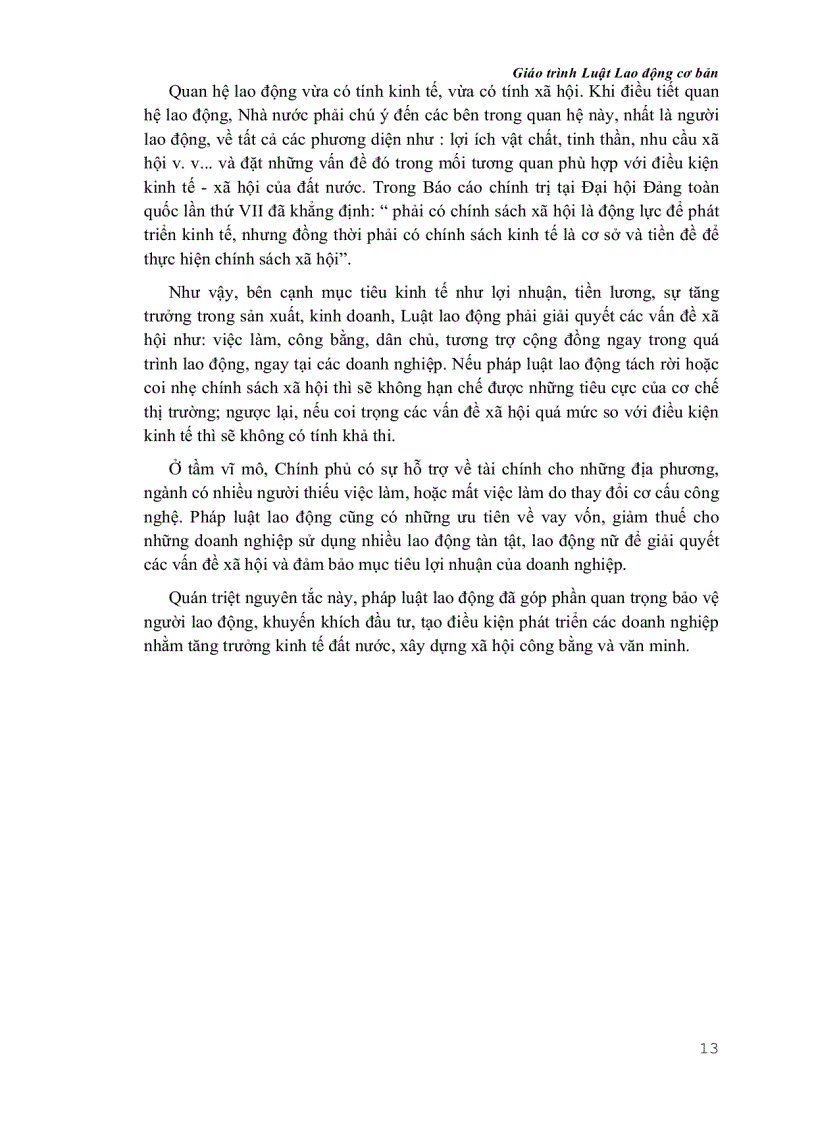 image for page Giáo trình Luật lao động