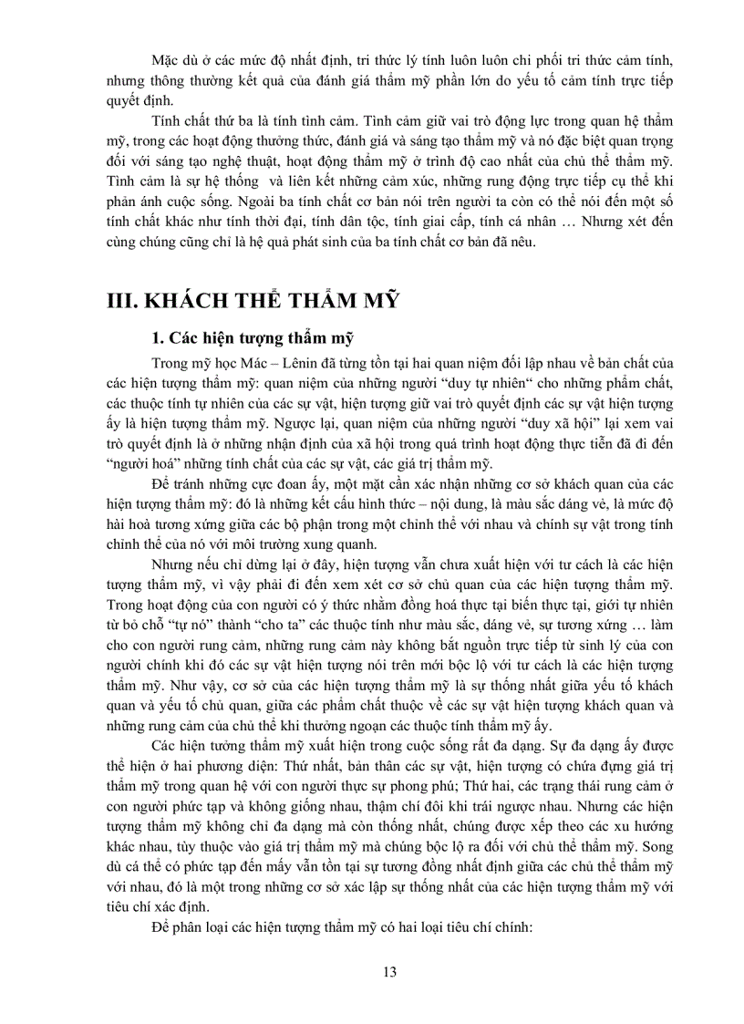 image for page Giáo trình mỹ học theo quan điểm chủ nghĩa Mác Lê Nin