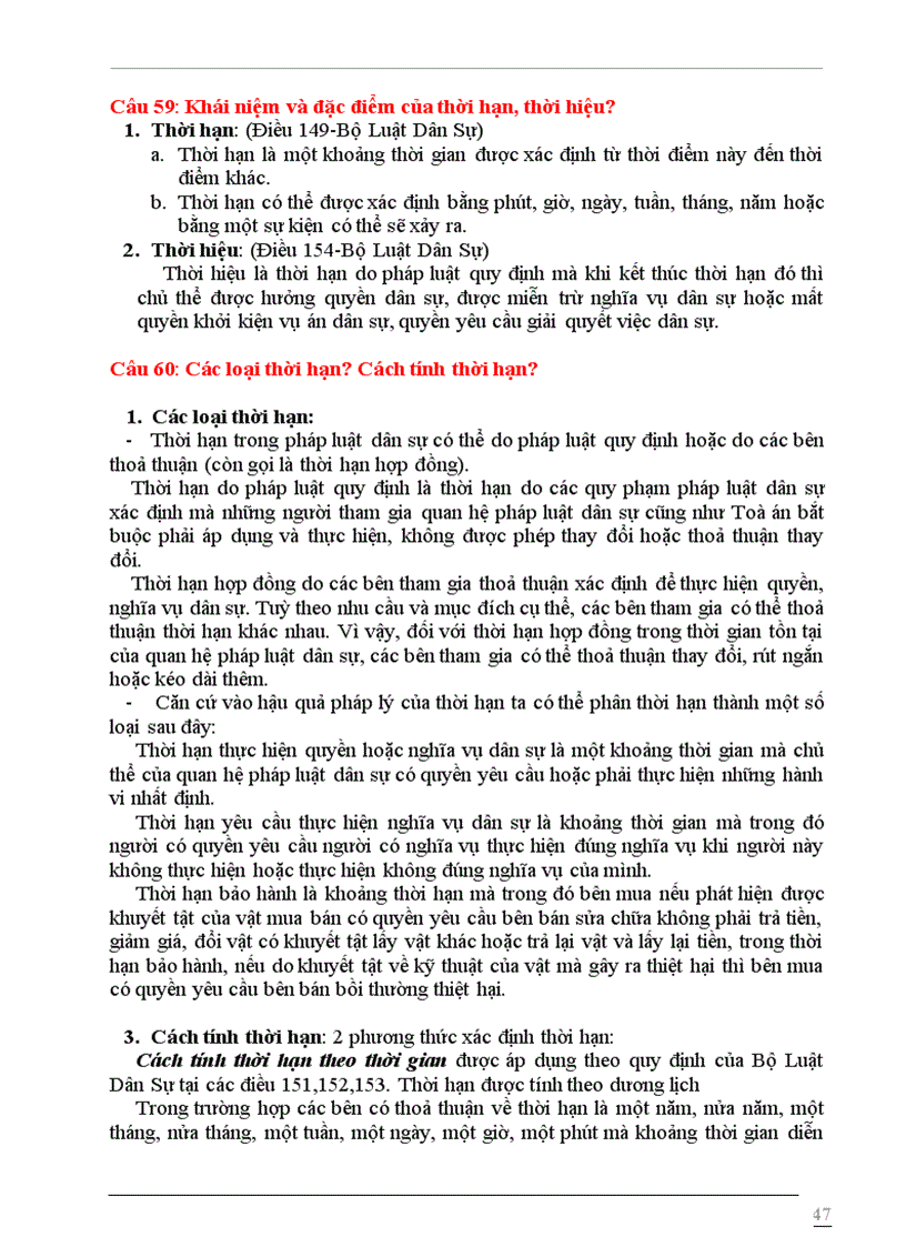 image for page 64 Câu hỏi ôn tập môn Luật Dân sự