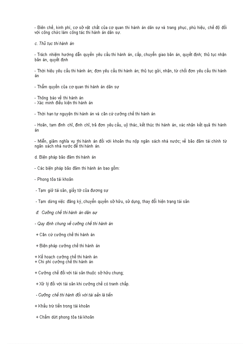 image for page Đề cương giới thiệu Luật Thi hành án dân sự