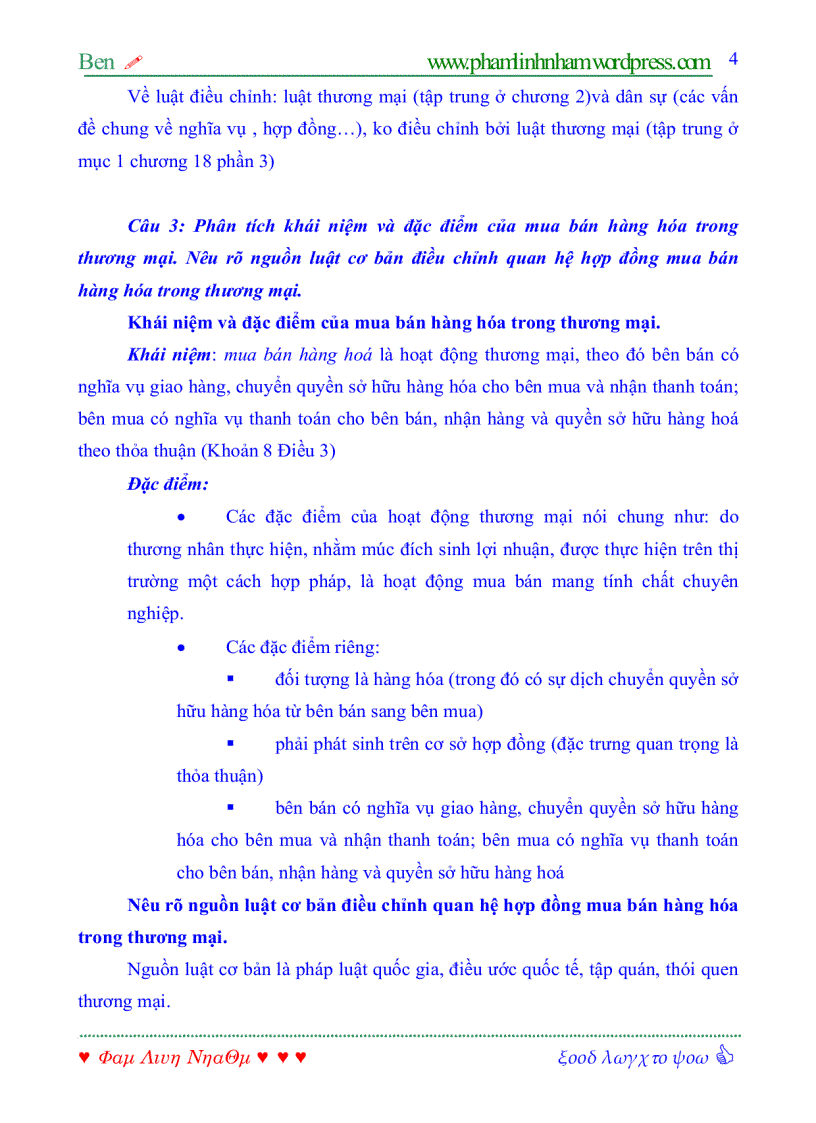 image for page Đề cương ôn tập môn Luật Thương mại