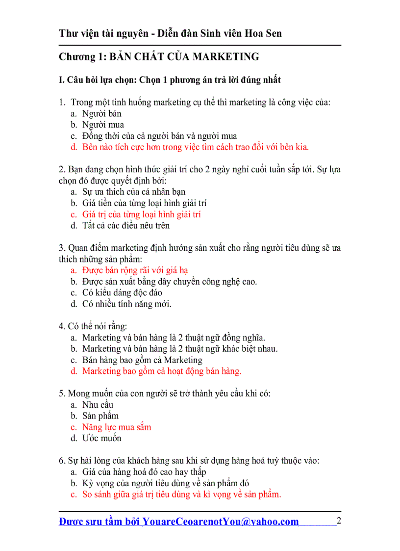 image for page Bài tập marketing căn bản