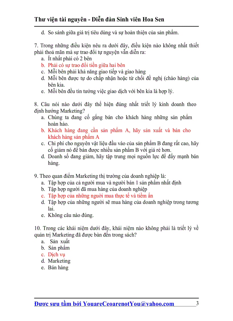 image for page Bài tập marketing căn bản