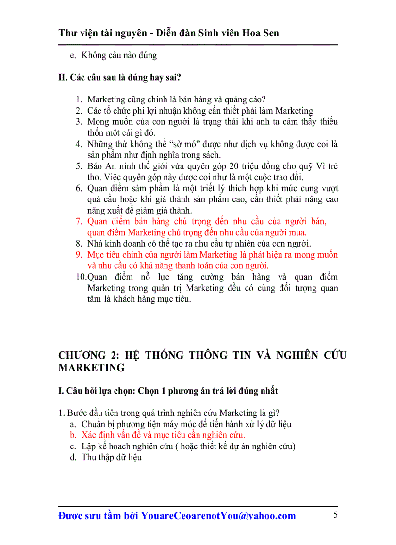 image for page Bài tập marketing căn bản