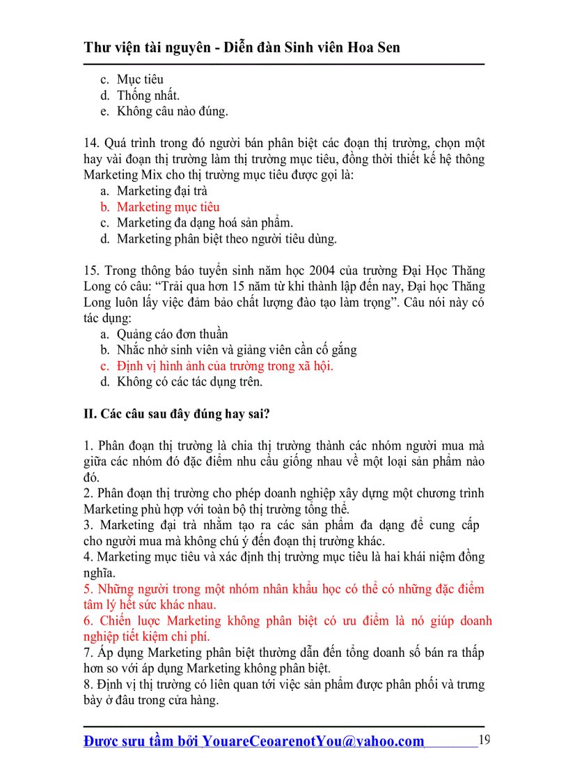 image for page Bài tập marketing căn bản