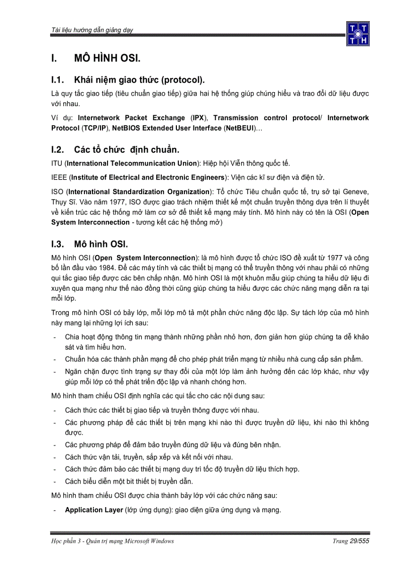 image for page Giáo trình Quản trị mạng máy tính viễn thông Toàn tập