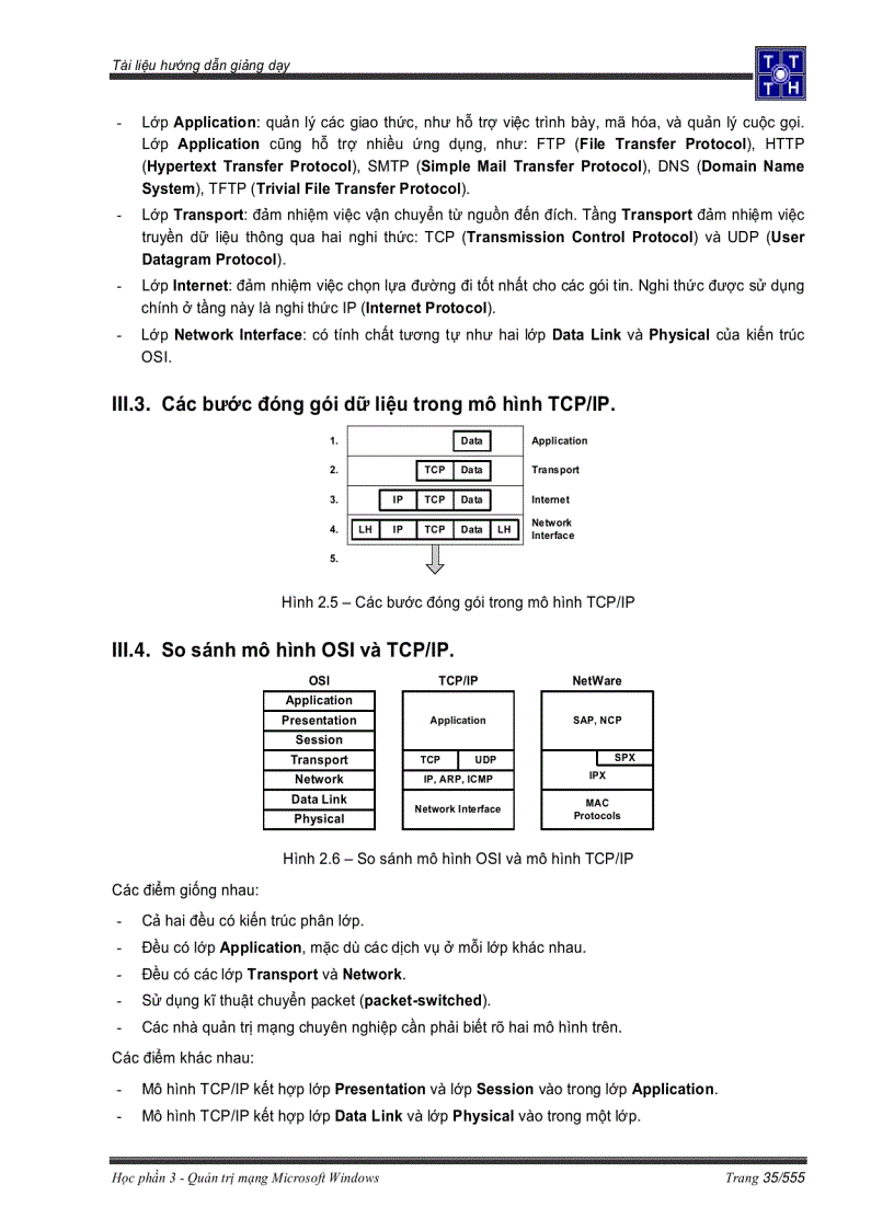 image for page Giáo trình Quản trị mạng máy tính viễn thông Toàn tập