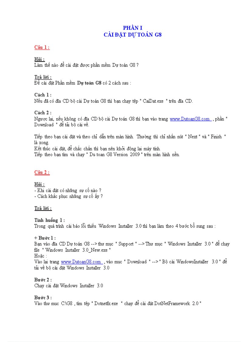 image for page 58 Câu hỏi về Dự toán G8