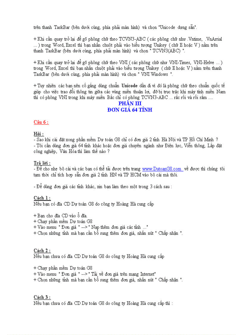 image for page 58 Câu hỏi về Dự toán G8