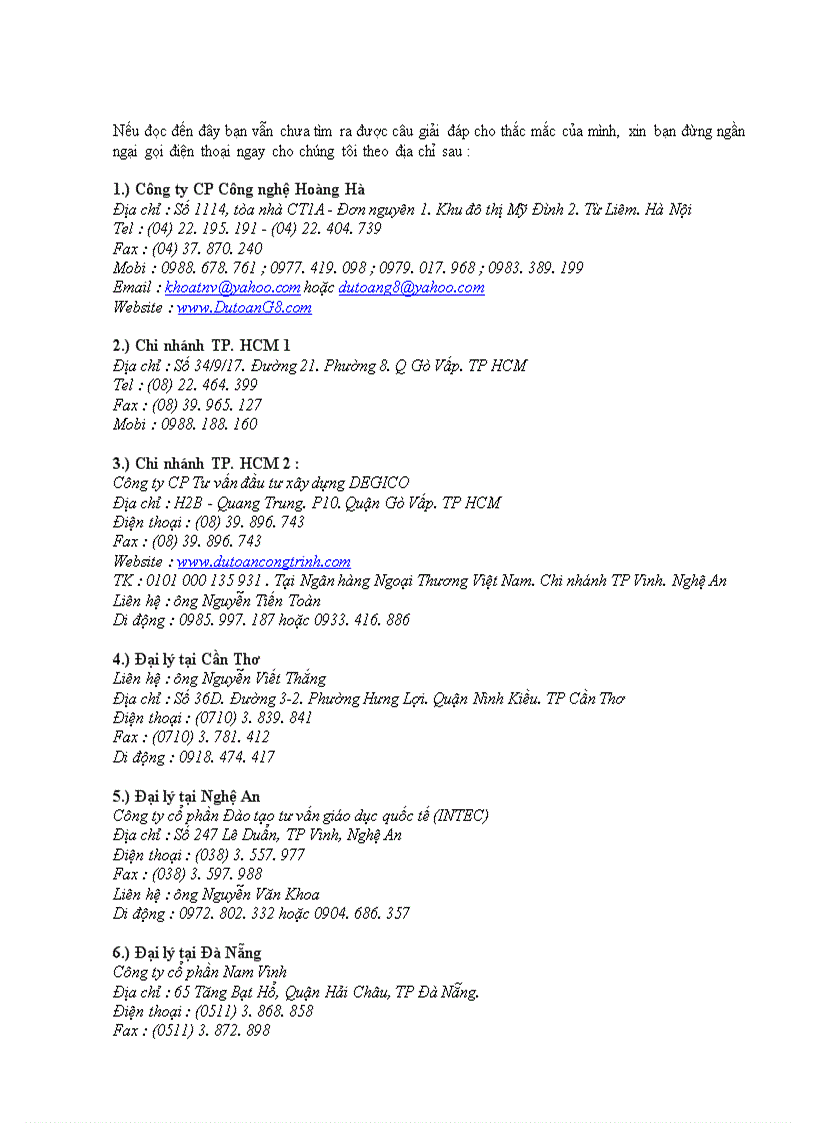 image for page 58 Câu hỏi về Dự toán G8