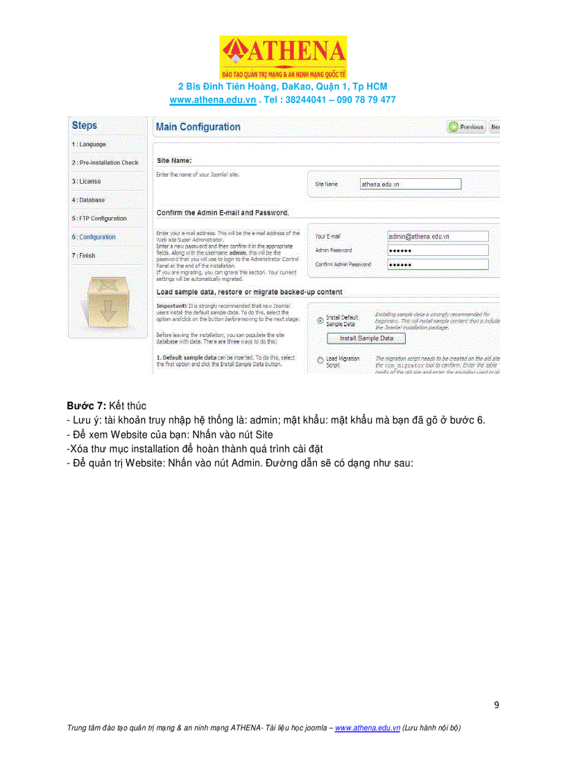 image for page Tài Liệu Tiếng Việt Sử Dụng Joomla CMS 1 5