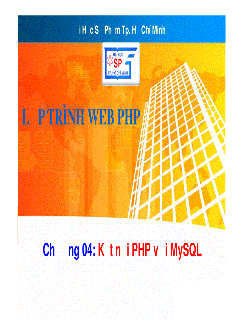 image for page Lập Trình Web PHP cơ bản đến nâng Cao ĐH Sư Phạm