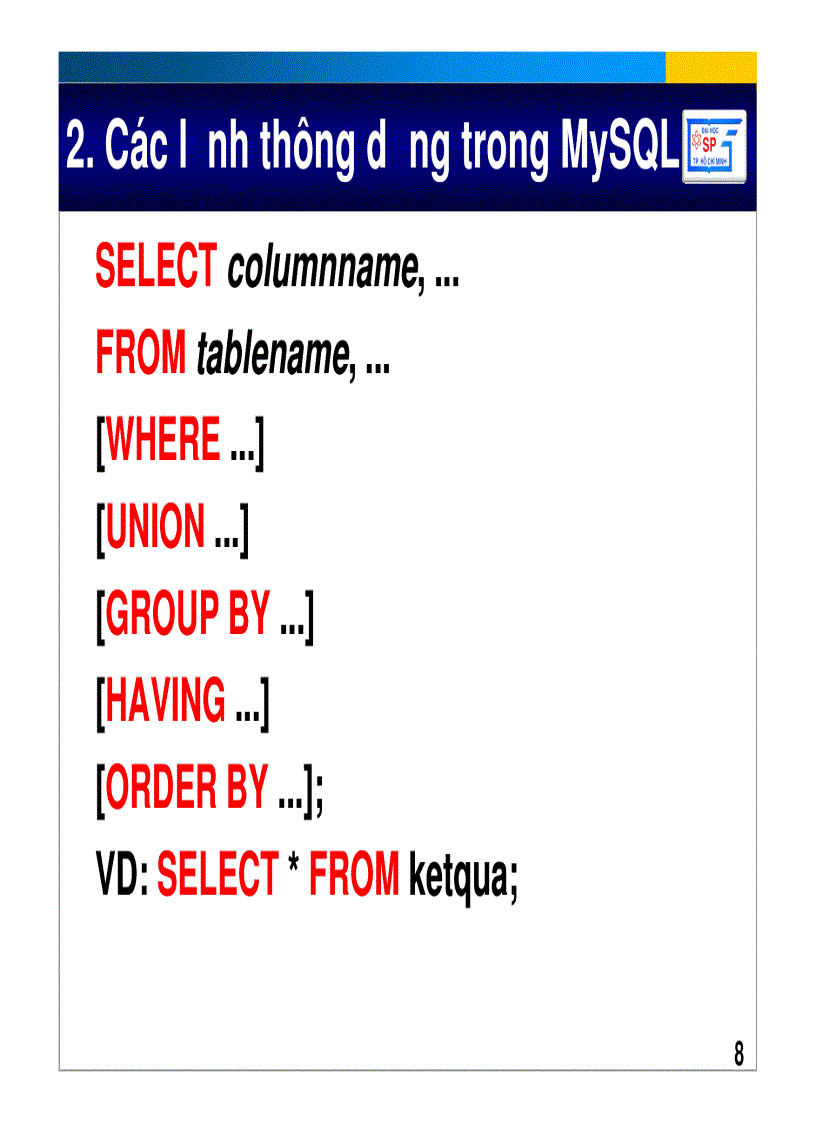 image for page Lập Trình Web PHP cơ bản đến nâng Cao ĐH Sư Phạm
