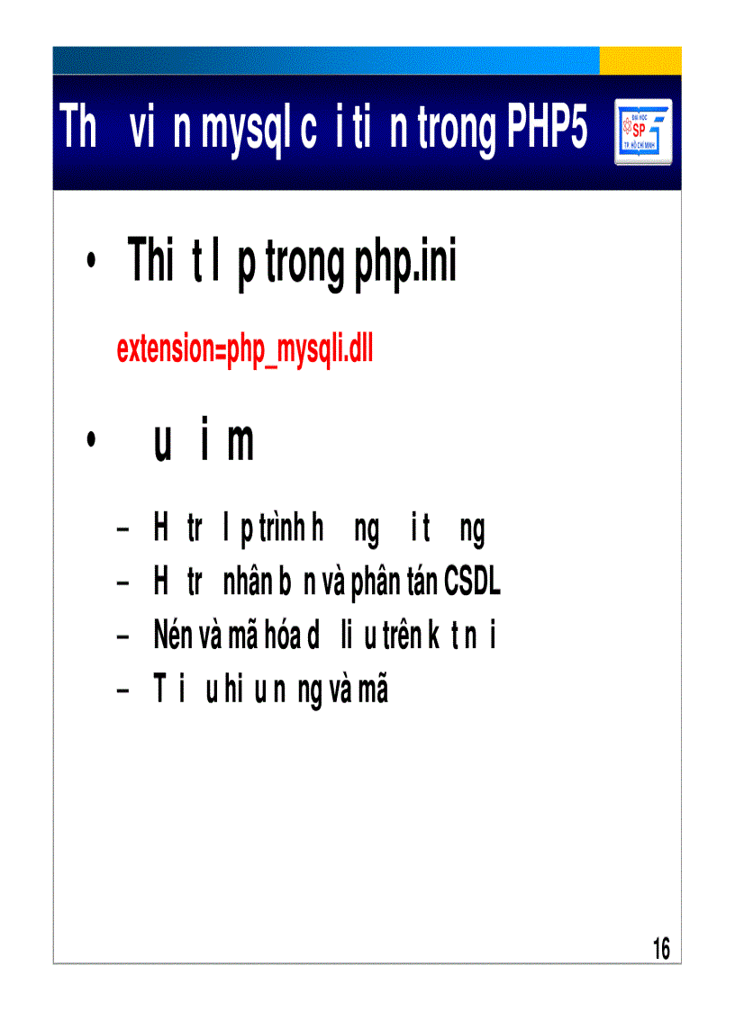 image for page Lập Trình Web PHP cơ bản đến nâng Cao ĐH Sư Phạm