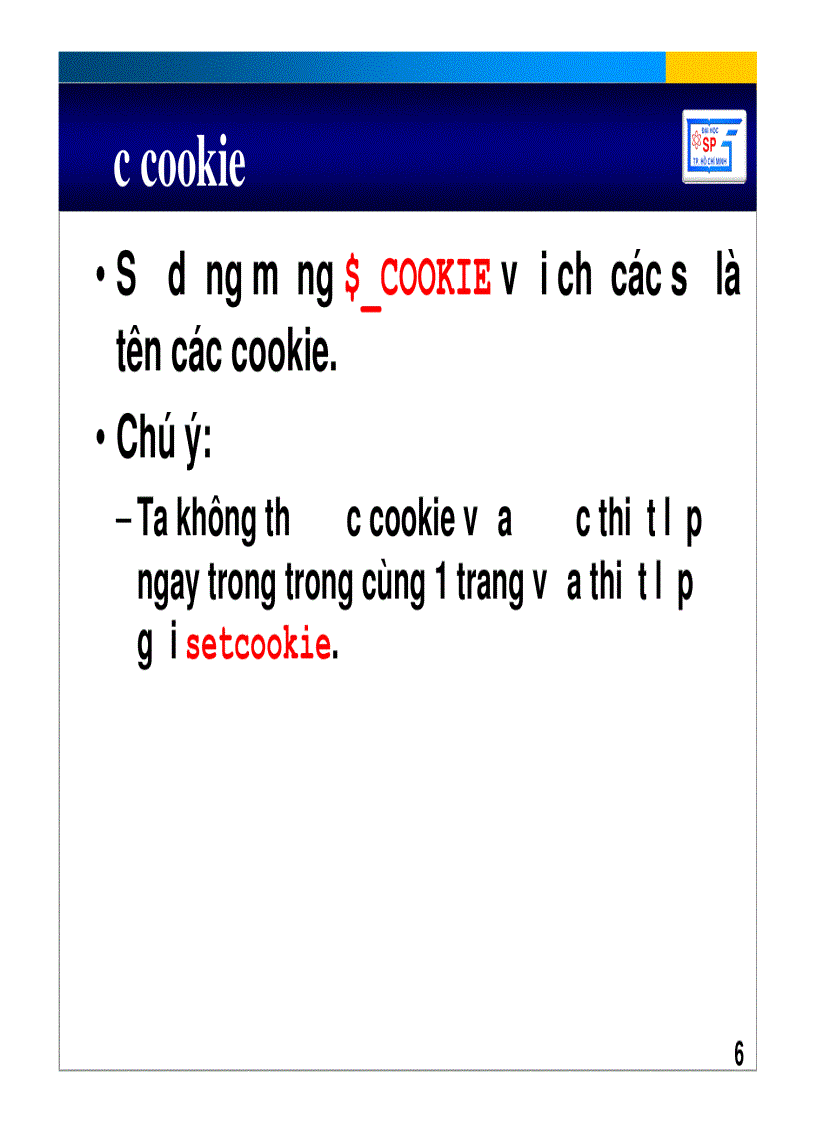 image for page Lập Trình Web PHP cơ bản đến nâng Cao ĐH Sư Phạm 1