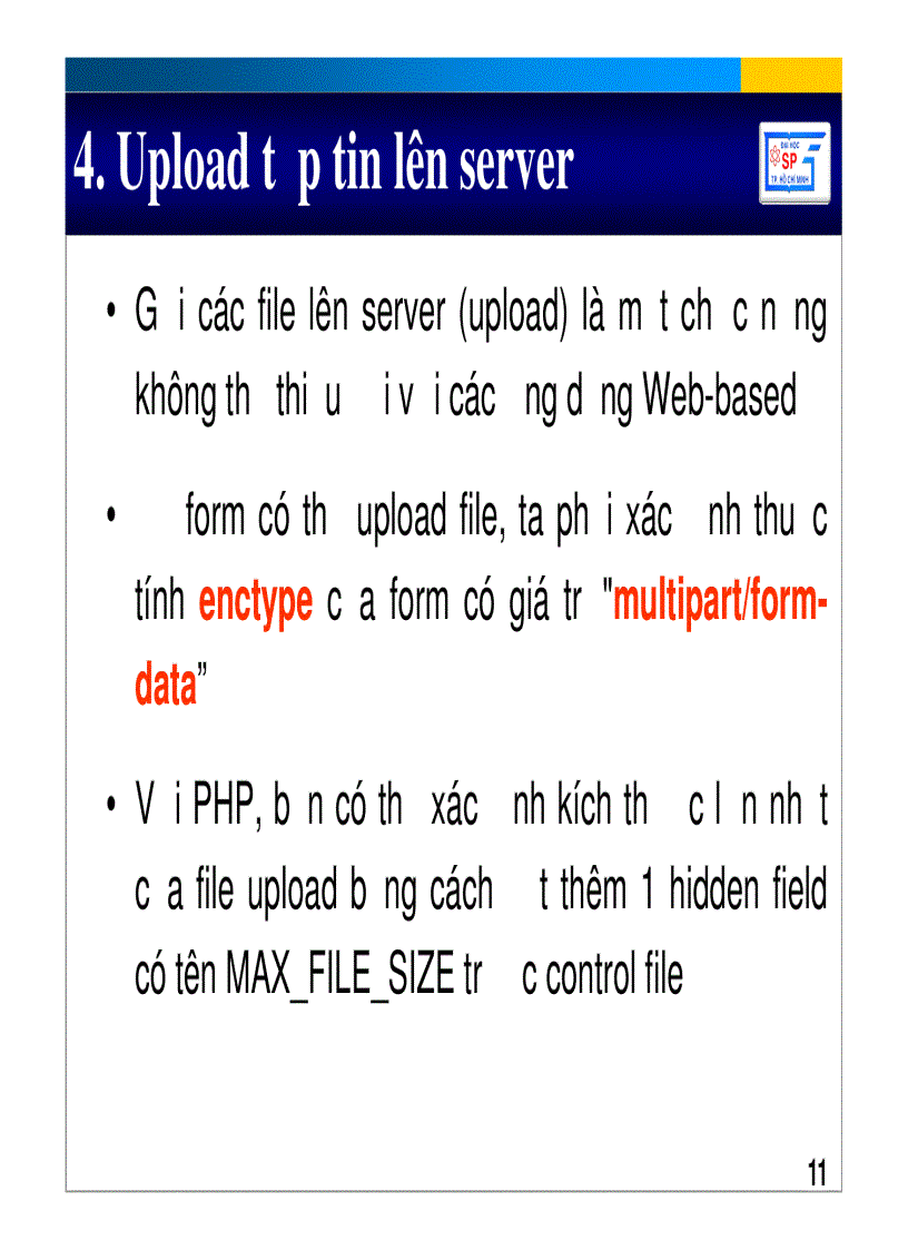 image for page Lập Trình Web PHP cơ bản đến nâng Cao ĐH Sư Phạm 1