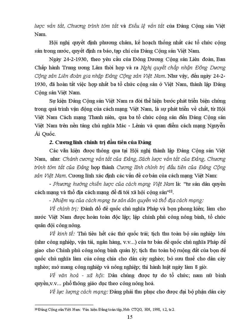 image for page Sơ cấp lý luận chính trị