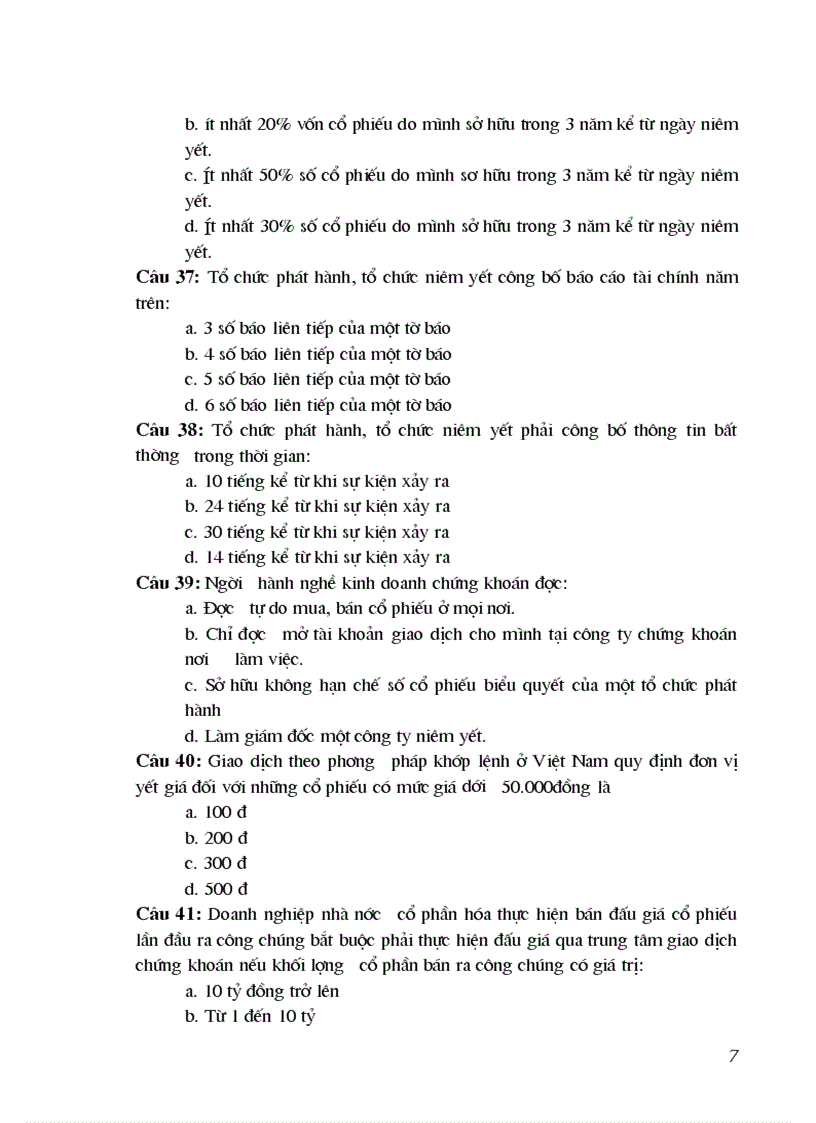 image for page 500 câu hỏi trắc nghiệm cơ bản về chứng khoán và thị trường chứng khoán