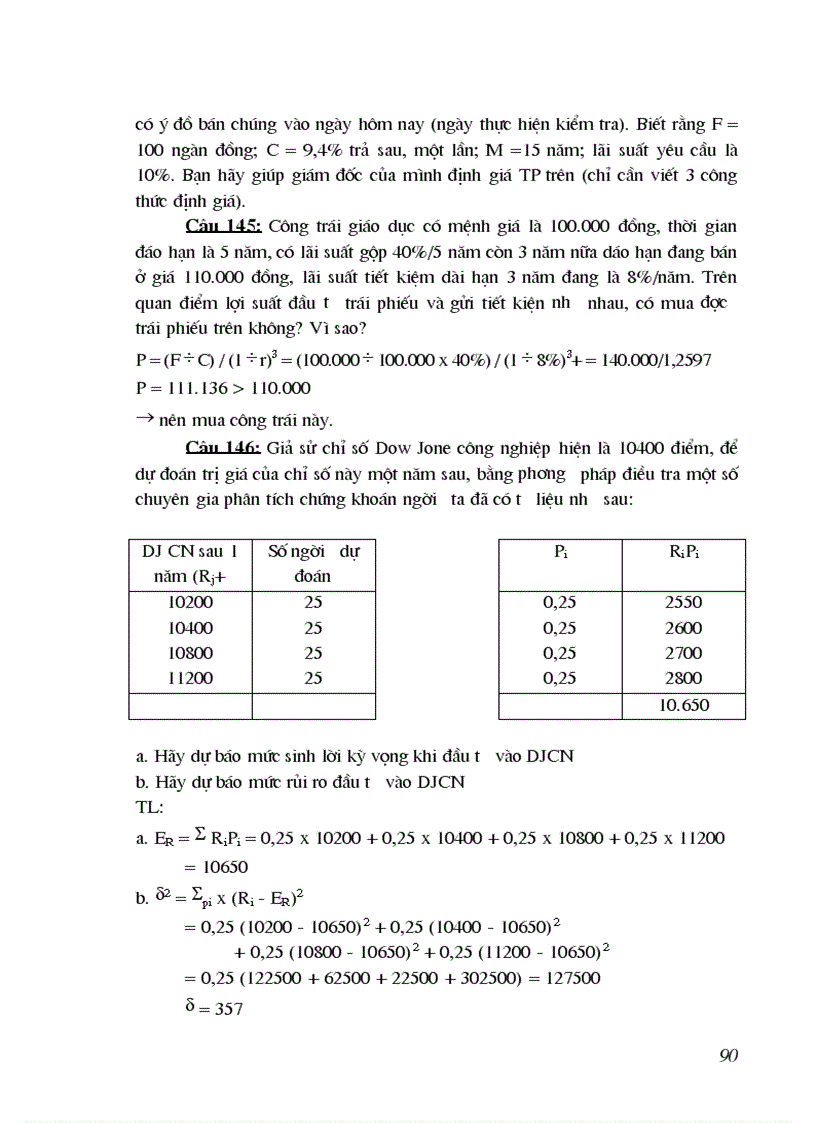 image for page 200 câu hỏi trắc nghiệm phân tích và đầu tư chứng khoán