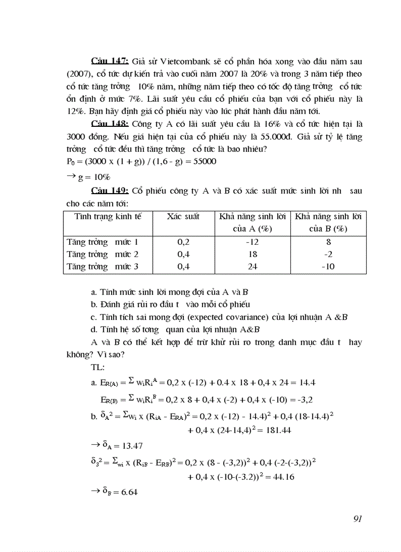 image for page 200 câu hỏi trắc nghiệm phân tích và đầu tư chứng khoán
