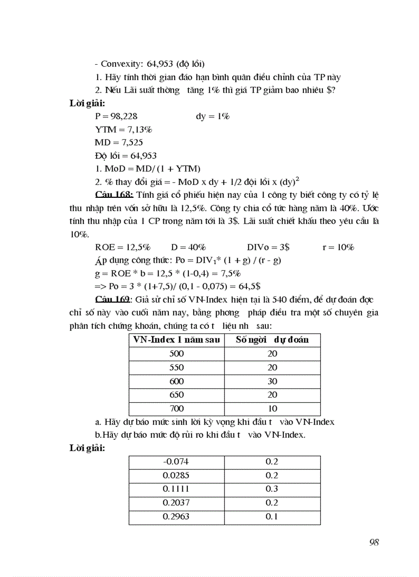 image for page 200 câu hỏi trắc nghiệm phân tích và đầu tư chứng khoán