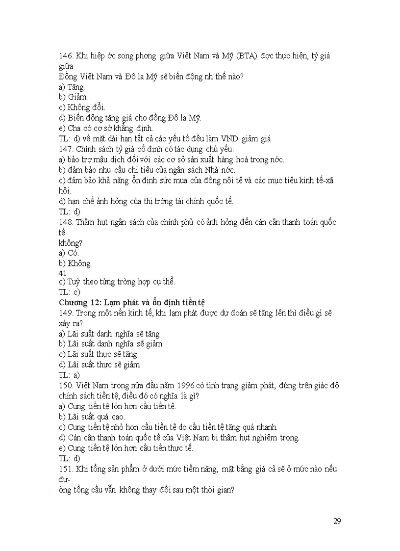 image for page Bộ đề thi trắc nghiệm hết môn lý thuyết tài chính tiền tệ