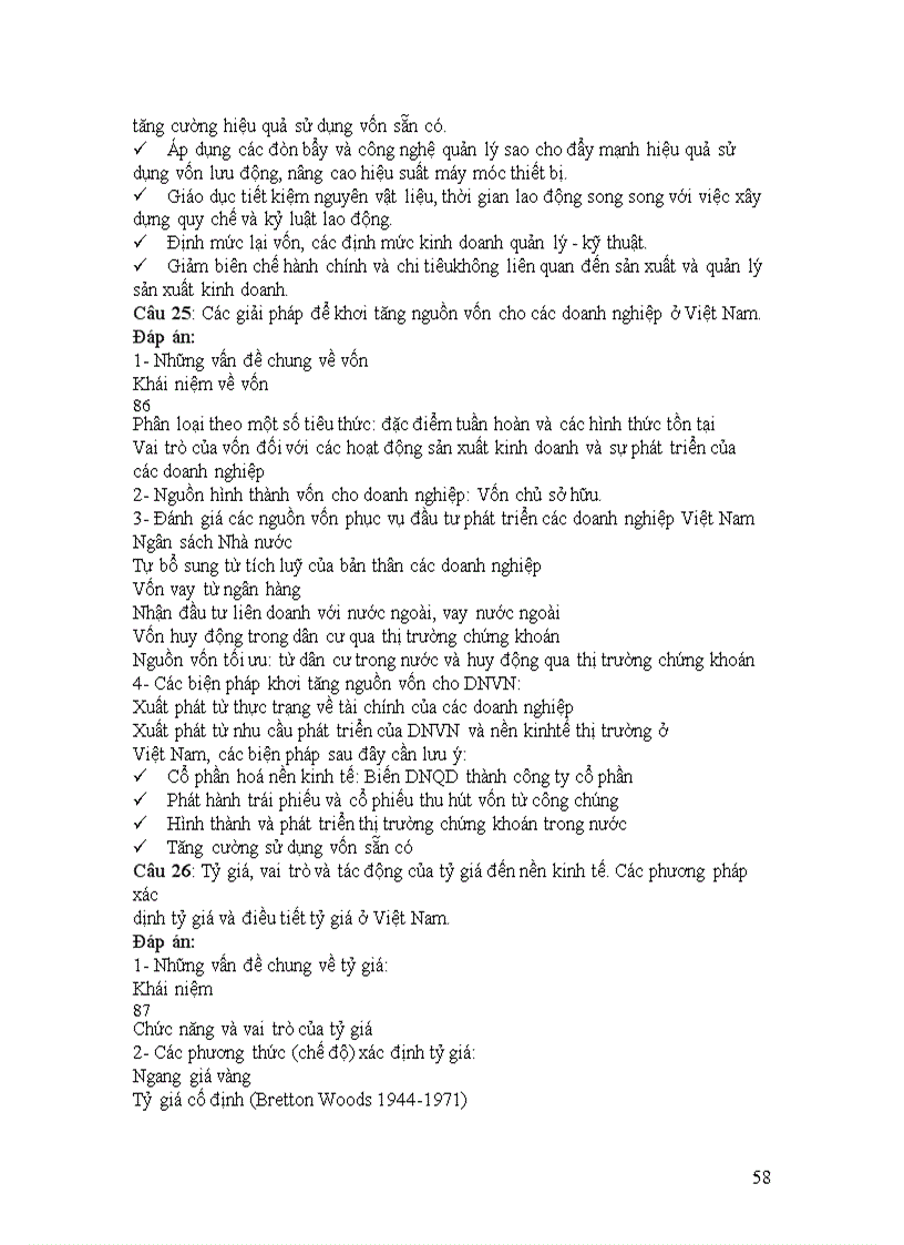 image for page Bộ đề thi trắc nghiệm hết môn lý thuyết tài chính tiền tệ