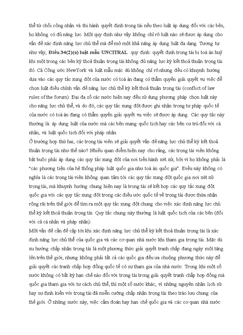 image for page Luật áp dụng đối với thoả thuận trọng tài