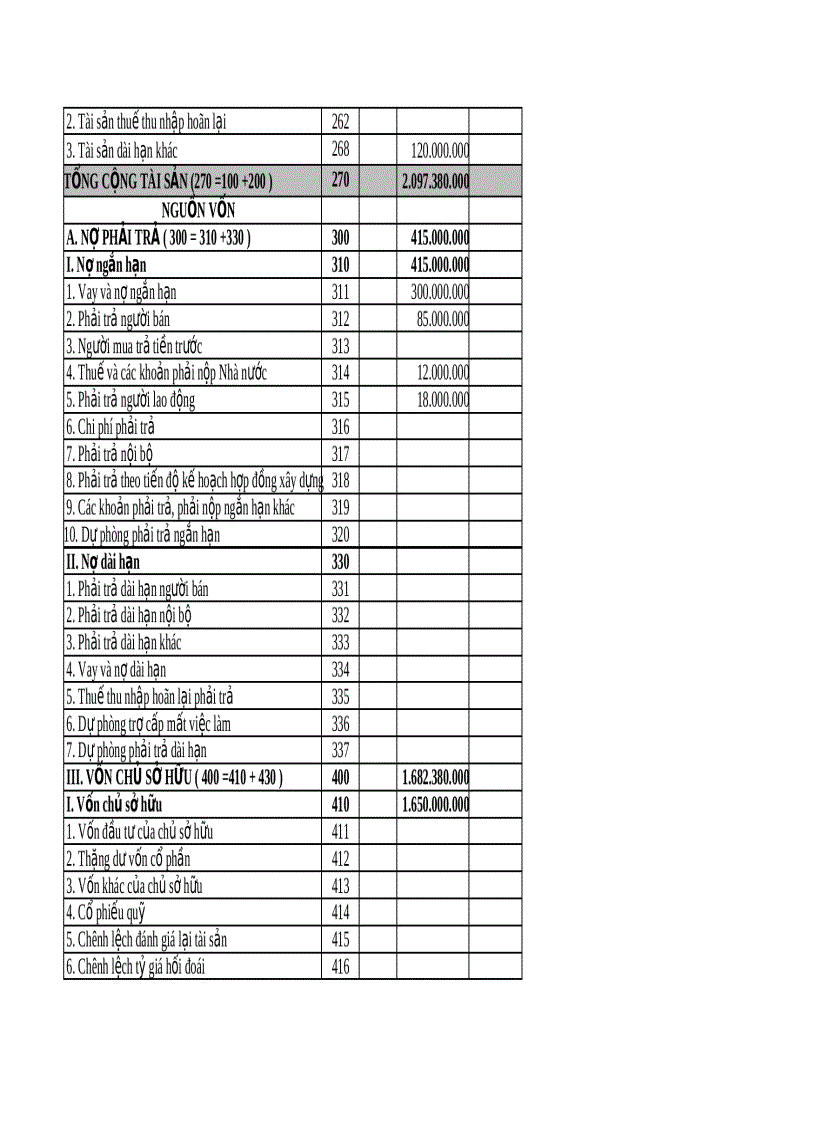 image for page Bài tập Kế toán tài chính Hình thức nhật ký chung