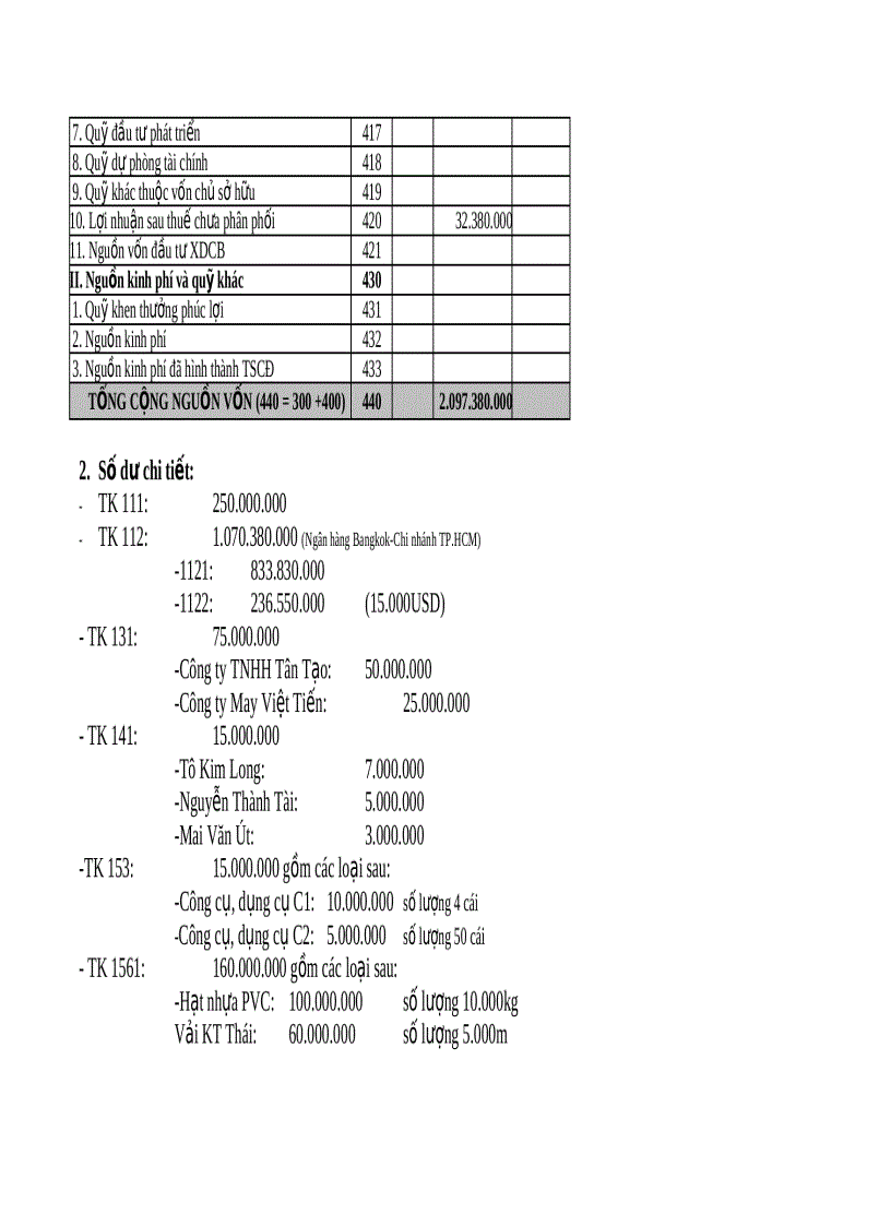 image for page Bài tập Kế toán tài chính Hình thức nhật ký chung