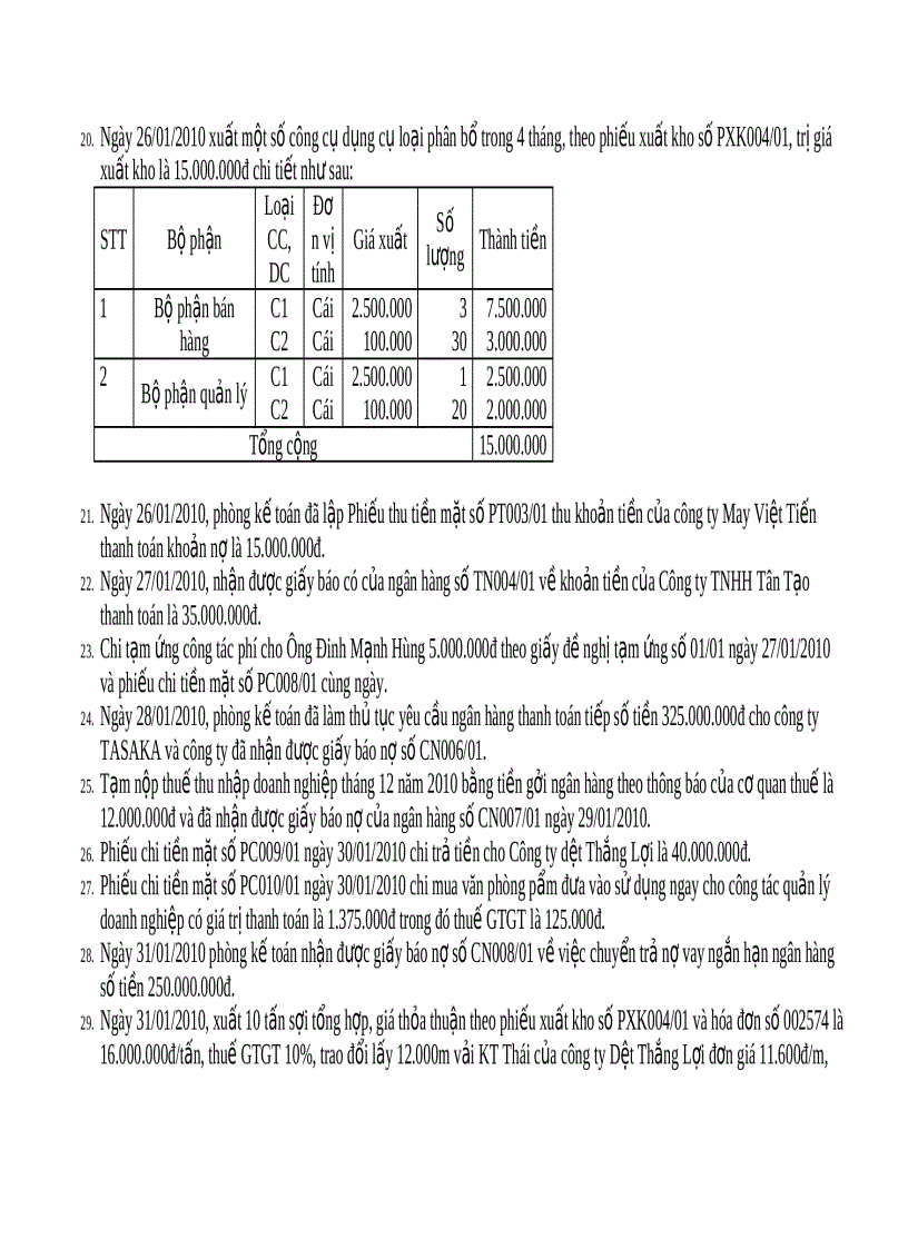 image for page Bài tập Kế toán tài chính Hình thức nhật ký chung