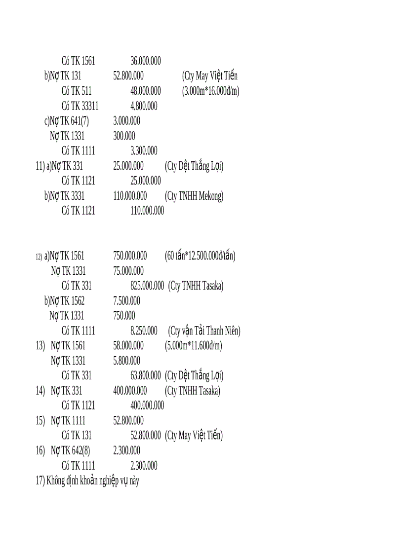 image for page Bài tập Kế toán tài chính Hình thức nhật ký chung