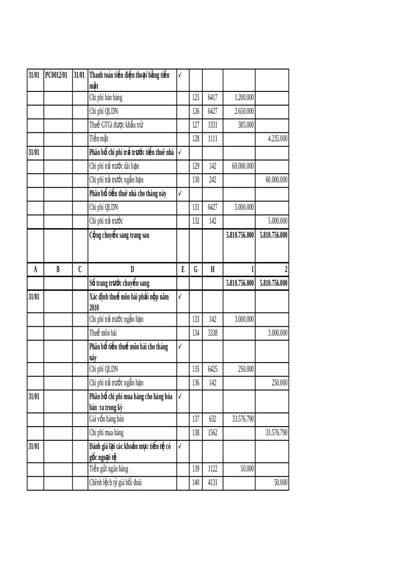 image for page Bài tập Kế toán tài chính Hình thức nhật ký chung