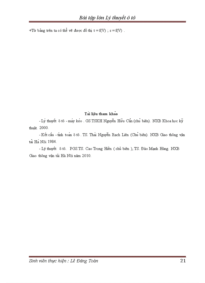 image for page Bài tập lớn môn Lí thuyết Ô tô