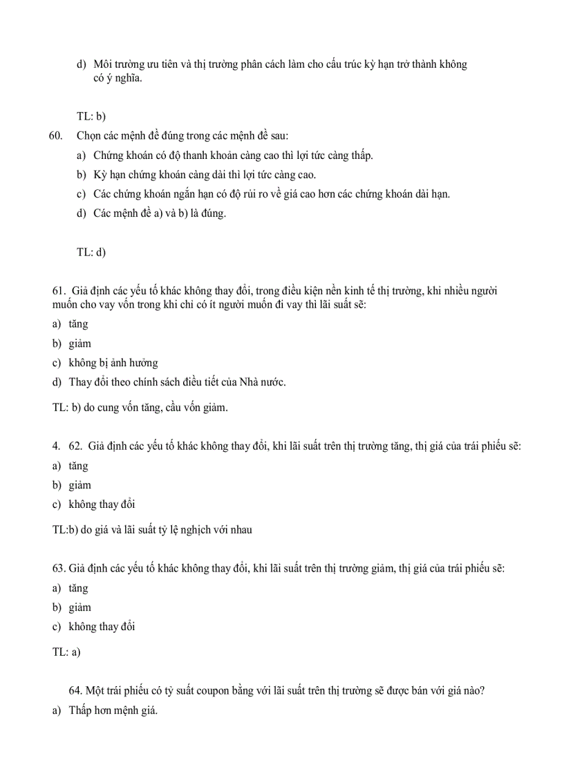 image for page Bộ đề thi hết môn lý thuyết tài chính tiền tệ cả đáp án