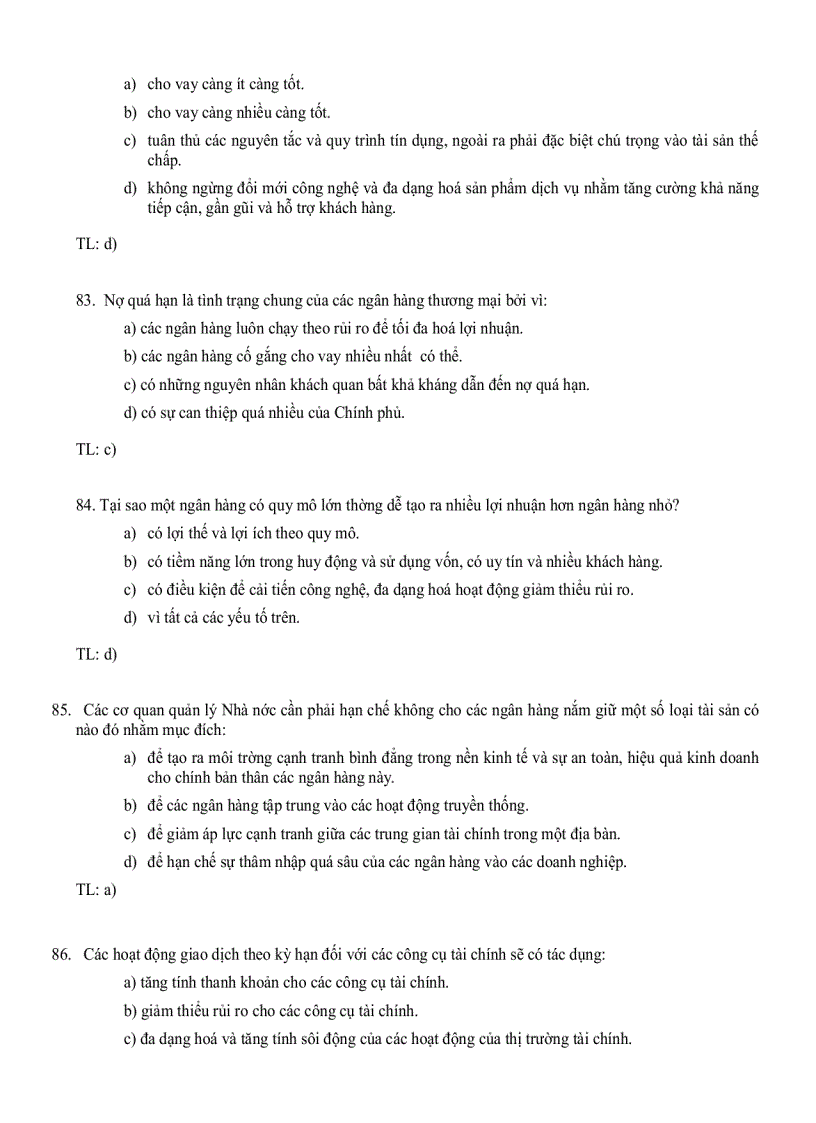 image for page Bộ đề thi hết môn lý thuyết tài chính tiền tệ cả đáp án