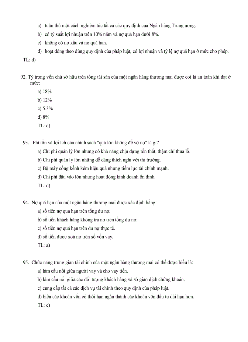image for page Bộ đề thi hết môn lý thuyết tài chính tiền tệ cả đáp án