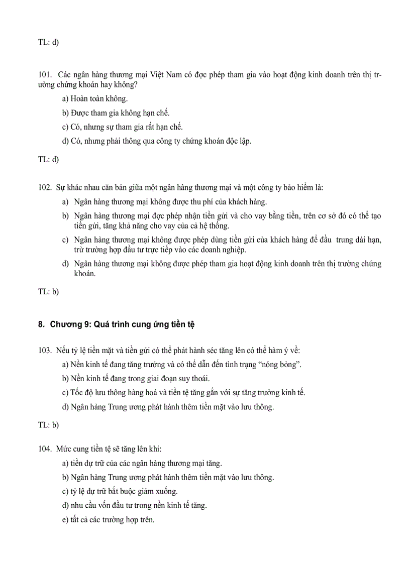 image for page Bộ đề thi hết môn lý thuyết tài chính tiền tệ cả đáp án