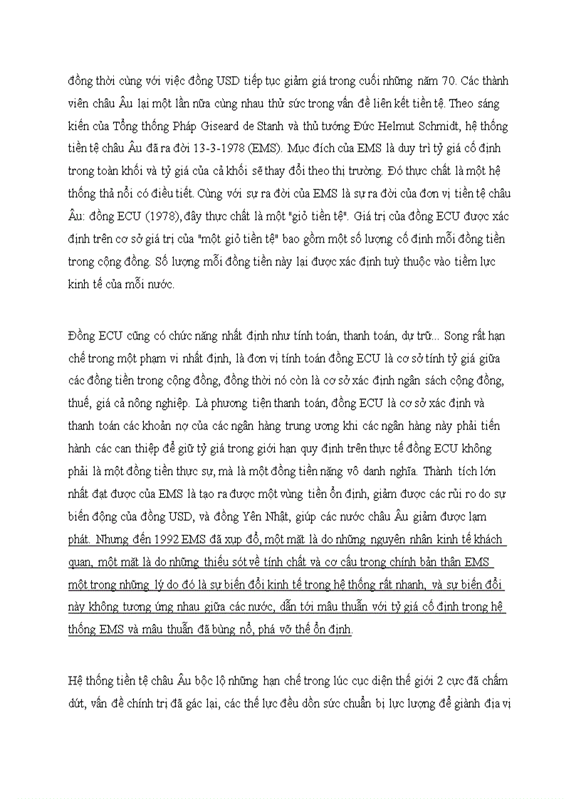 image for page Chính sách của liên minh tiền tệ Châu Âu 1