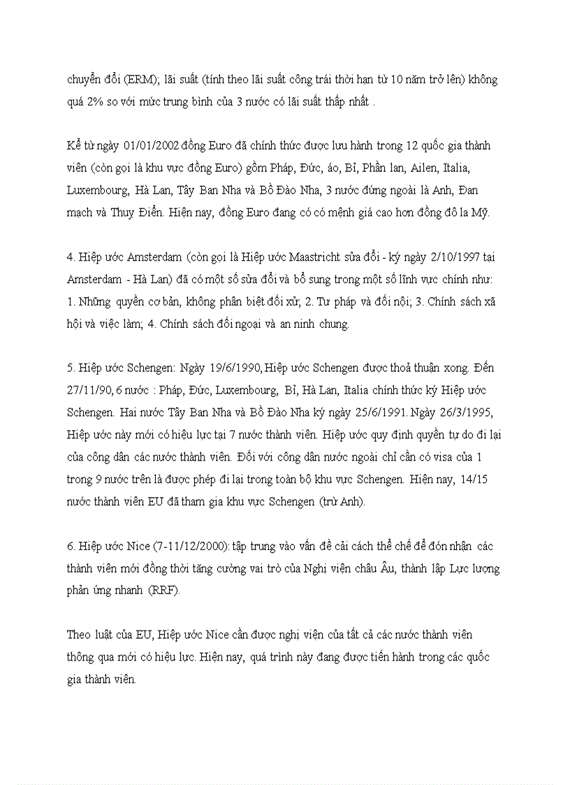 image for page Chính sách của liên minh tiền tệ Châu Âu 1