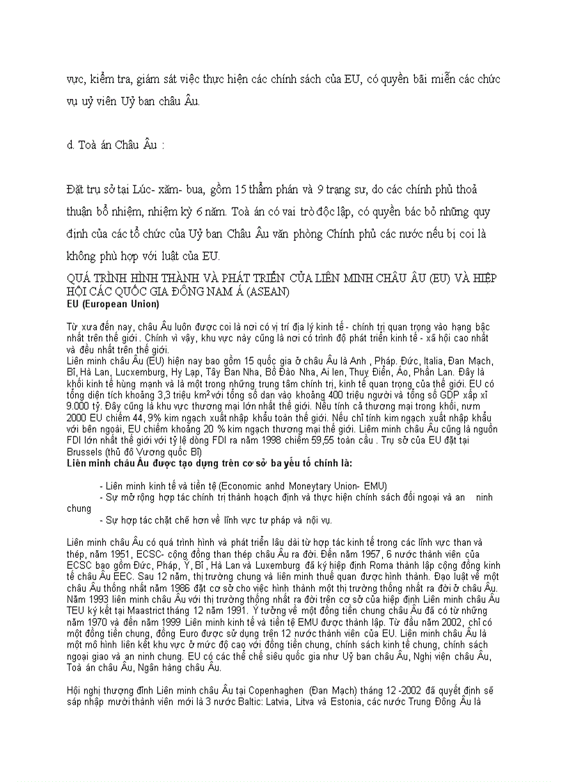 image for page Chính sách của liên minh tiền tệ Châu Âu 1