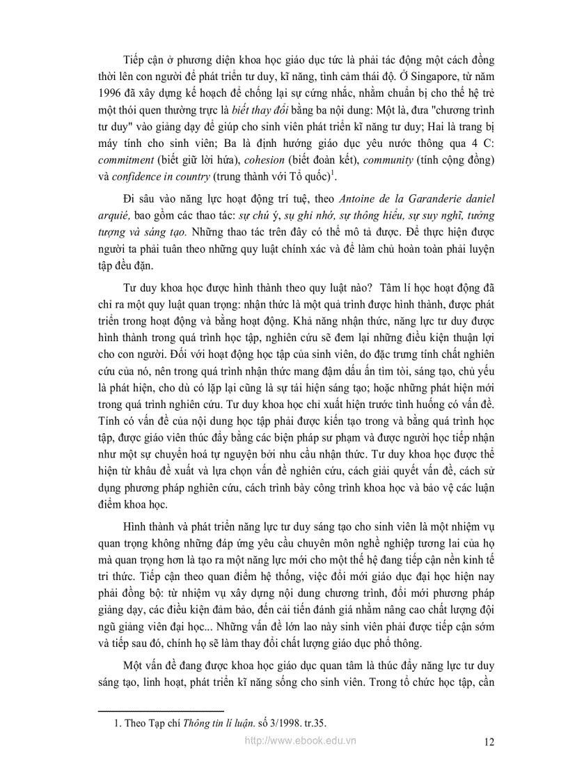 image for page Hoạt động nghiên cứu khoa học giáo dục của sinh viên sư phạm