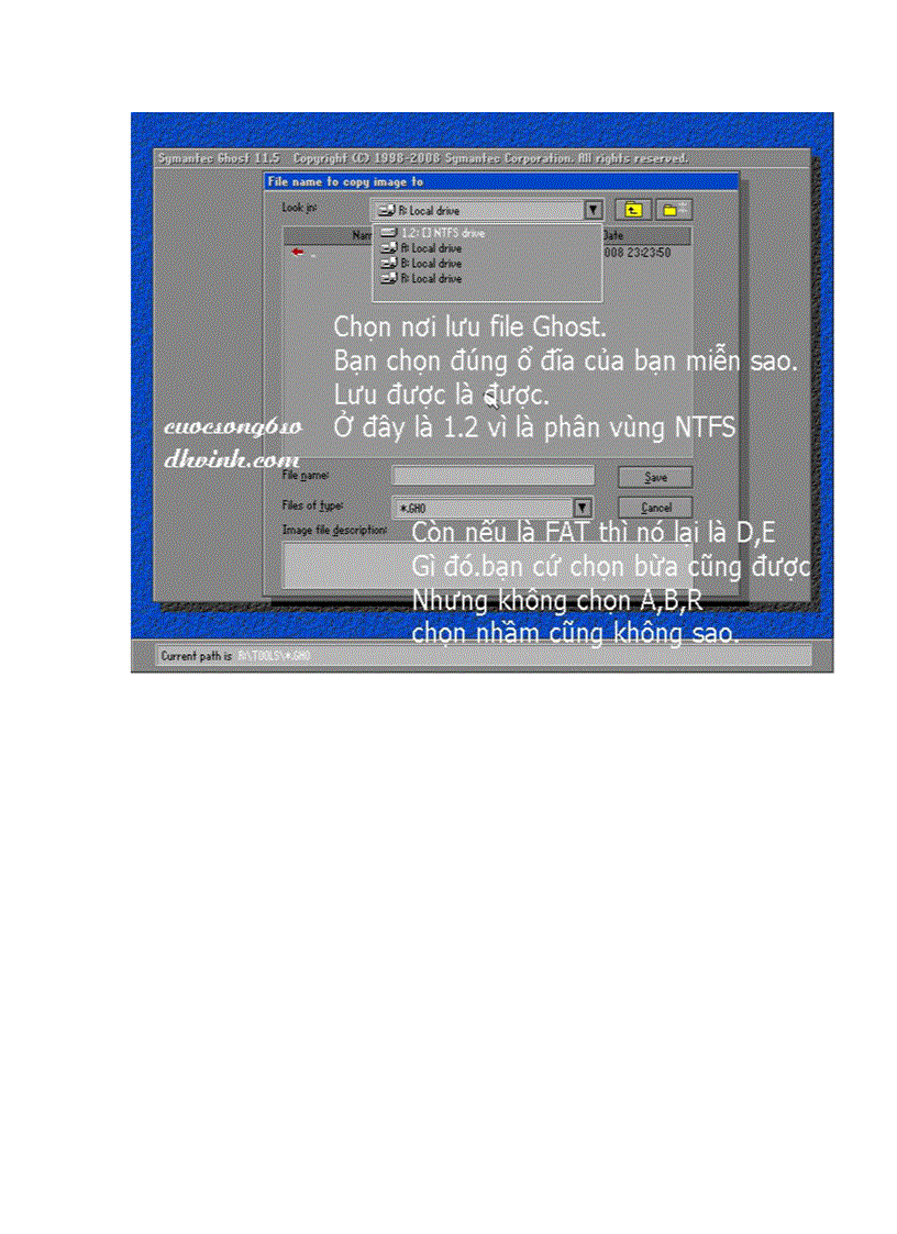 image for page Cách tạo và bung ghost