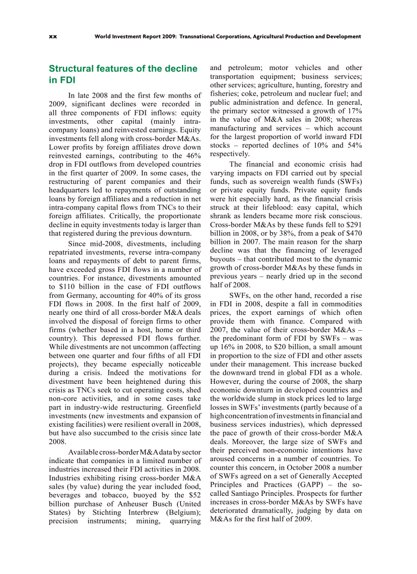 image for page Báo cáo đầu tư quốc tế năm 2009 World Invesment Report 2009