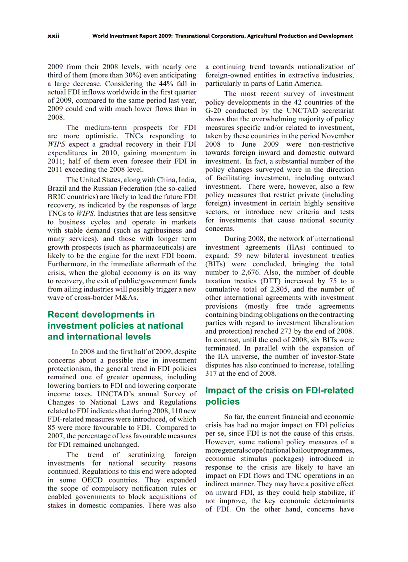 image for page Báo cáo đầu tư quốc tế năm 2009 World Invesment Report 2009