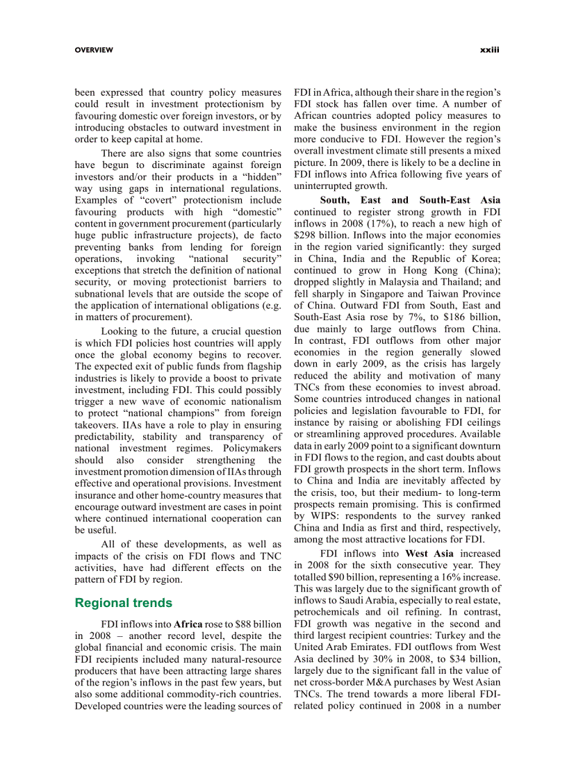 image for page Báo cáo đầu tư quốc tế năm 2009 World Invesment Report 2009