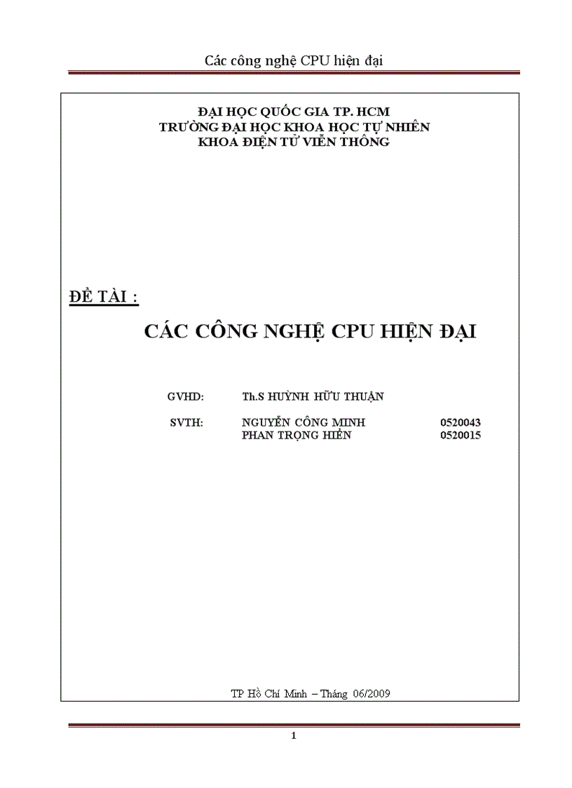 image for page Các công nghệ CPU hiện đại