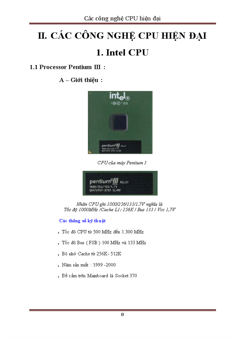 image for page Các công nghệ CPU hiện đại