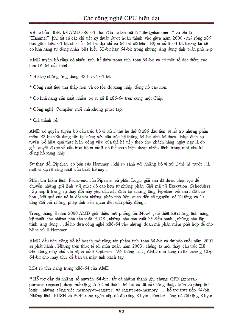 image for page Các công nghệ CPU hiện đại